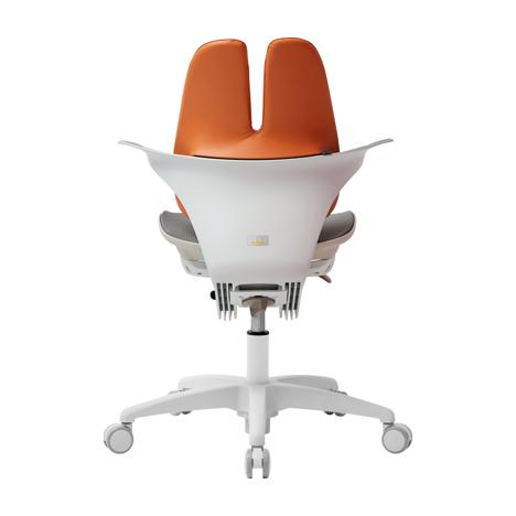 Rabbit RA-070MD спинка - экокожа коричневая, сиденье - сетка серая, газлифт Dualinder