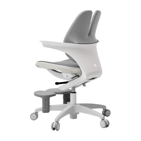 Rabbit RA-070MDF спинка - экокожа серая, сиденье - сетка серая, газлифт Dualinder, с подножкой