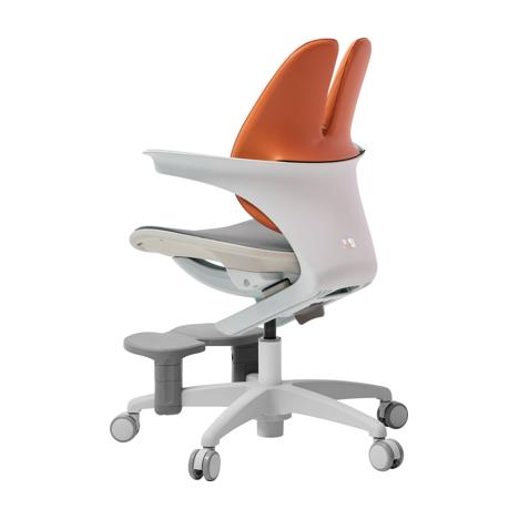 Rabbit RA-070MF спинка - экокожа коричневая, сиденье - сетка серая, с подножкой